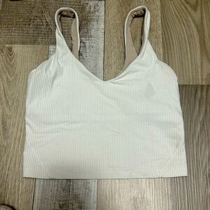 lululemon align tank, Extra small,worn once stretchy,built in sports bra,white